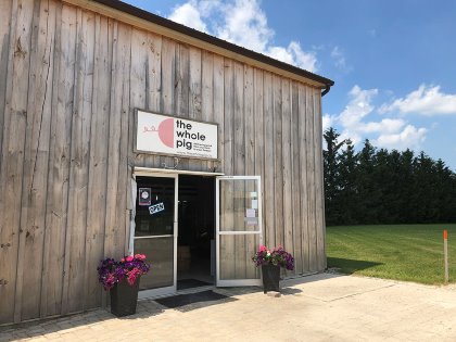 The on-farm store. Photo: Van Raay Farms/ The Whole Pig The on-farm store. Photo: Van Raay Farms/ The Whole Pig