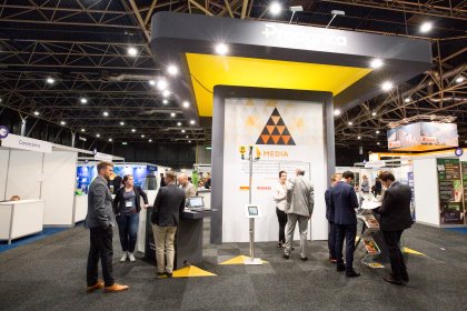 Proagrica was present with a big booth at the exhibition floors. Photo: Koos Groenewold Proagrica was present with a big booth at the exhibition floors. Photo: Koos Groenewold