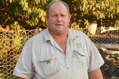 Anthony Khourie is in charge of feeding and livestock at Bosparadys Farm. Photo: Chris McCullough Anthony Khourie is in charge of feeding and livestock at Bosparadys Farm. Photo: Chris McCullough