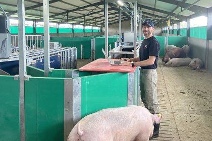 Kriek is always monitoring advancements in technology and gauging if any would help increase the efficiency of his farm. - Photo: CP Kriek Kriek is always monitoring advancements in technology and gauging if any would help increase the efficiency of his farm. - Photo: CP Kriek