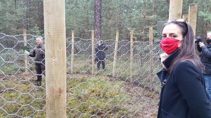 The fence enclosing the 1st white zone is almost ready. - Photo: MSGIV The fence enclosing the 1st white zone is almost ready. - Photo: MSGIV