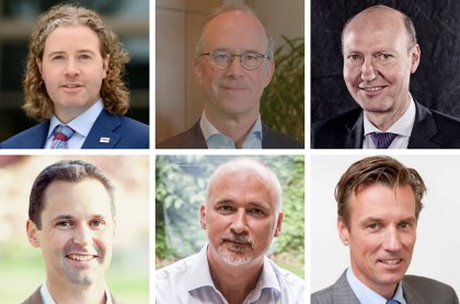 From left to right: Dr Mark Lyons, George Heidgerken, Preben Sunke, Ernst van Orsouw, Erwin Blomsma and Drees Beekman. Photo: ReThink Events From left to right: Dr Mark Lyons, George Heidgerken, Preben Sunke, Ernst van Orsouw, Erwin Blomsma and Drees Beekman. Photo: ReThink Events