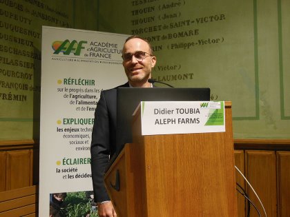Didier Toubia, co-founder and CEO of Aleph Farms. - Photo: Philippe Caldier Didier Toubia, co-founder and CEO of Aleph Farms. - Photo: Philippe Caldier