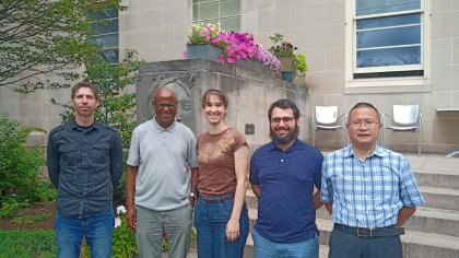 The research team, photographed at Cornell University. - Photo: UNESP The research team, photographed at Cornell University. - Photo: UNESP