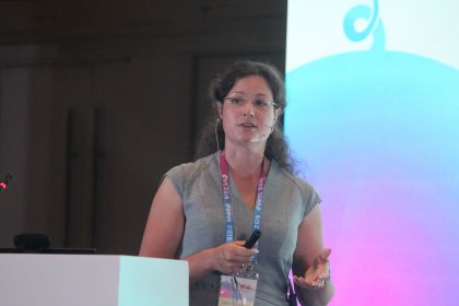 Dr Christine Burkard, speaking at the IPVS Congress in Chongqing, China. Photo: Vincent ter Beek Dr Christine Burkard, speaking at the IPVS Congress in Chongqing, China. Photo: Vincent ter Beek