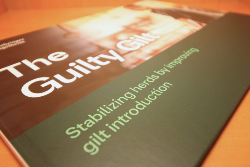 A new pig health book, The Guilty Gilt, was presented to the audience at IPVS-ESPHM in Germany. Photos: Vincent ter Beek