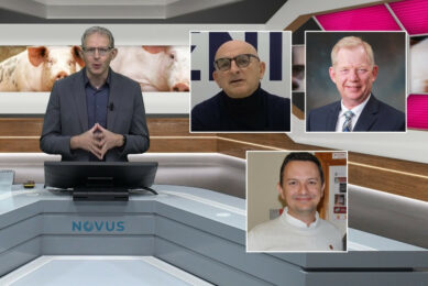 The line-up of the webinar with the 3 speakers on the right: Top left is Dr Carlo Lasagna, Martini; top right is Prof Dr Hans Stein, University of Illinois; and on the bottom is Prof Dr Bruno Silva, UFMG. Photo: Company Webcast