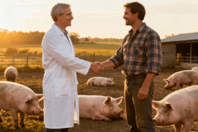 A public-private partnership to keep S. suis away from the pig house serves as a good example where all stakeholders in the industry work together. Photo: Ronald Hissink