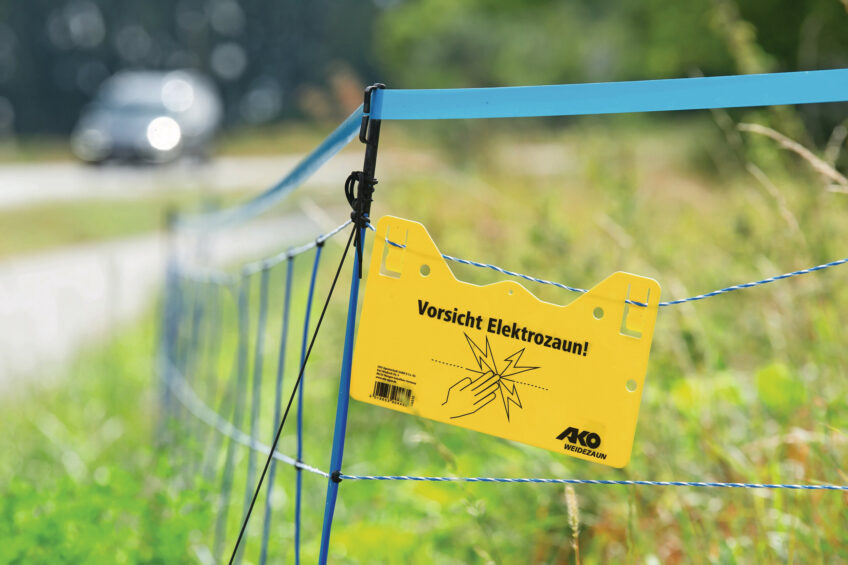 A fenced off area to prevent the migration of wild boar in Hesse state, Germany. Photo: Twan Wiermans